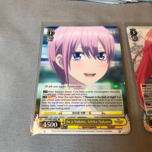 Weiss Schwarz Quintessential Quintuplets Card Lot 20 Commons and 3 Various Rares - Picture 3 of 5